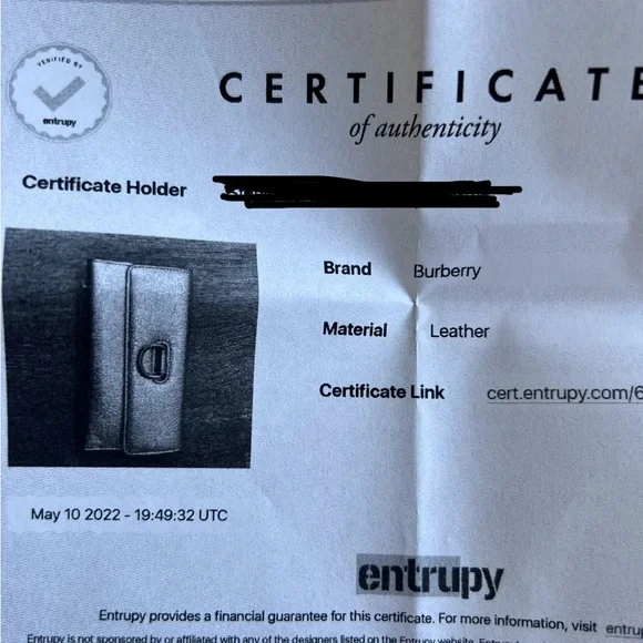 BURBERRY Silver Leather Highbury D-Ring Continental Wallet - Picture 13 of 13